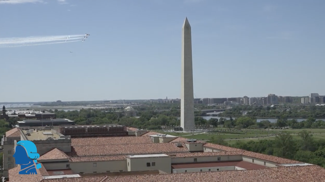 D.C. Blue Angels and Thunderbirds Flyover