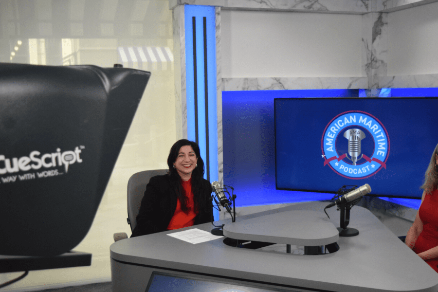 The American Maritime Podcast is filmed in Studio 2 of Big Whig Media's Washington, DC studios.